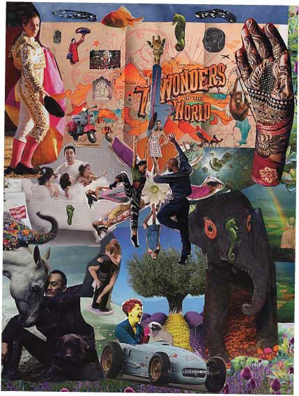 Seven Wonders Vision Board